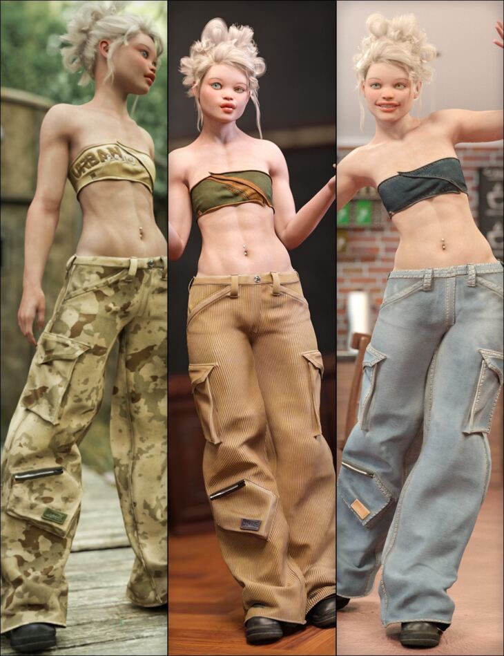 Everyday Styles for Metro Style Outfit_DAZ3D下载站