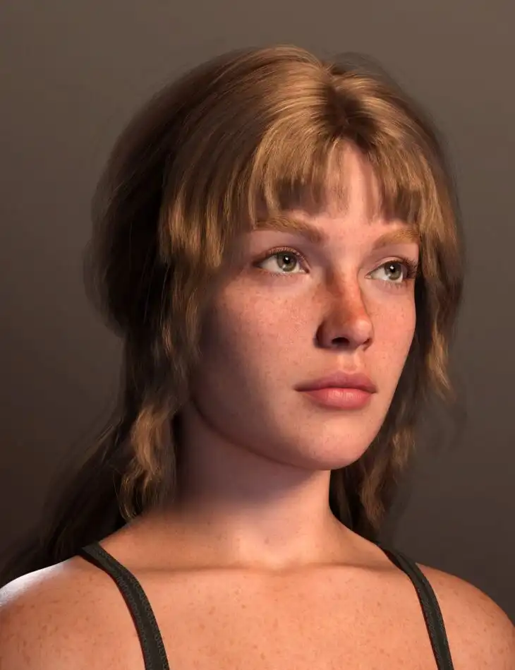 FE Gentle Hair for Genesis 9_DAZ3DDL