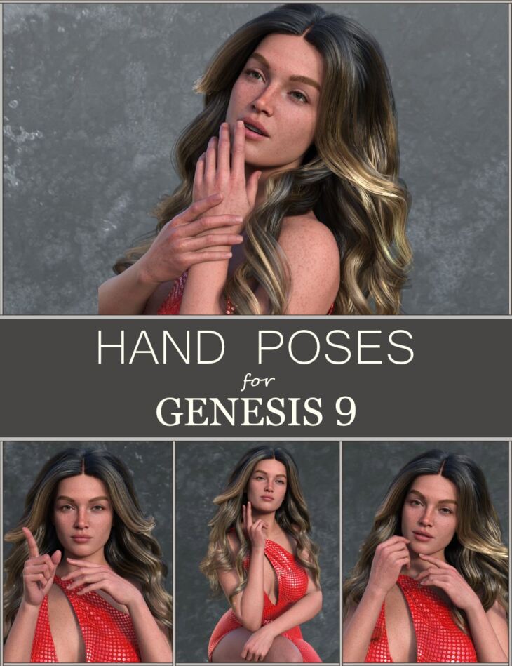 FG Hand Poses for Genesis 9_DAZ3DDL