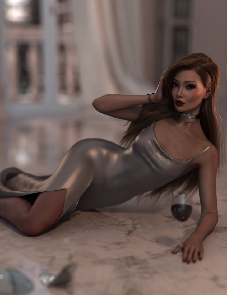 Floor Muse Sexy Poses for Genesis 9, 8 and 3_DAZ3D下载站
