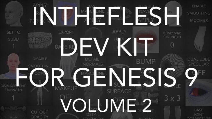 ITF Dev Kit for Genesis 9 – Volume 2_DAZ3D下载站
