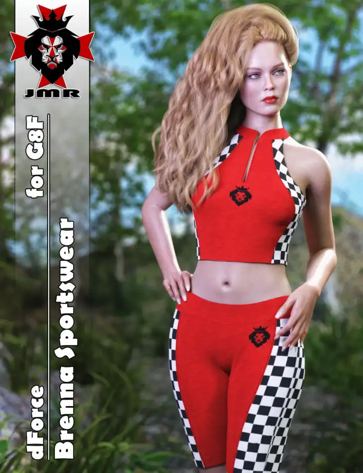 JMR dForce Brenna Sportswear for G8F_DAZ3DDL