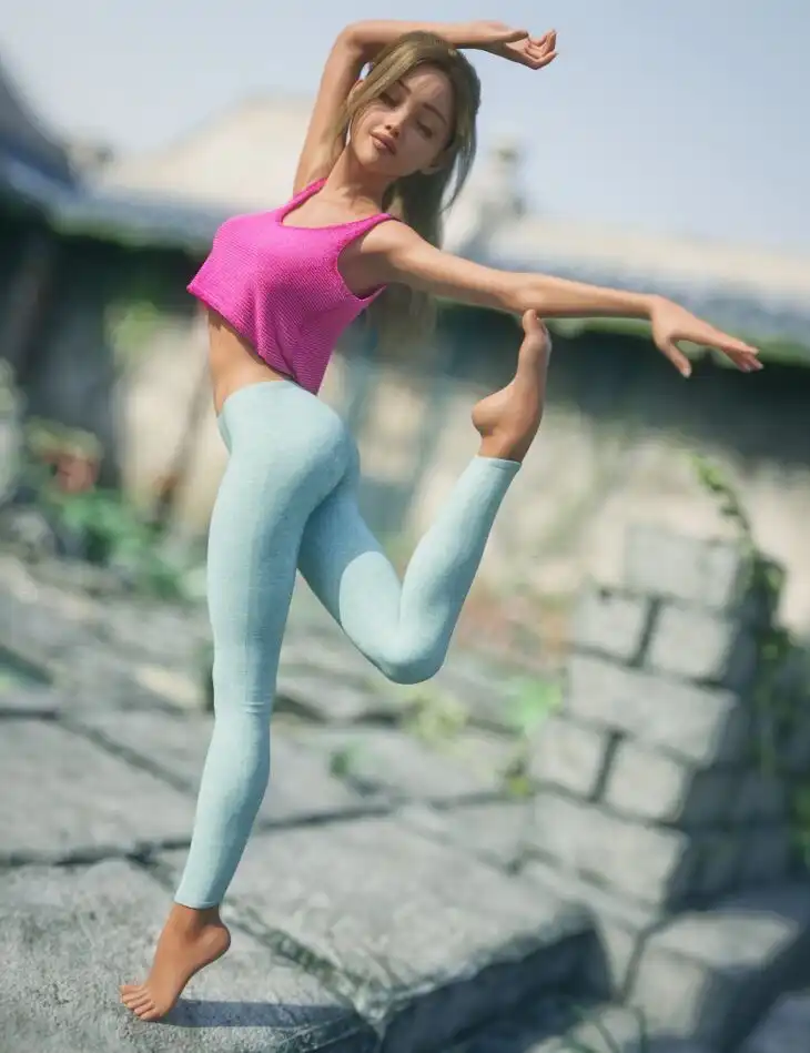 MMX Spirit of the Dance Poses for Genesis 9_DAZ3D下载站
