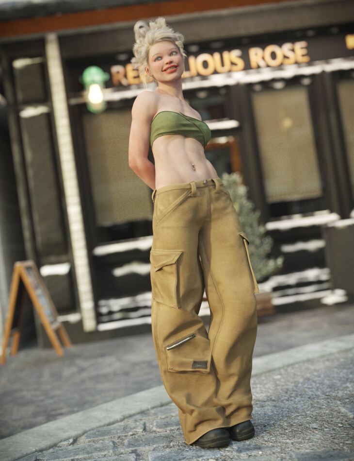 Metro Style Outfit for Genesis 9_DAZ3D下载站