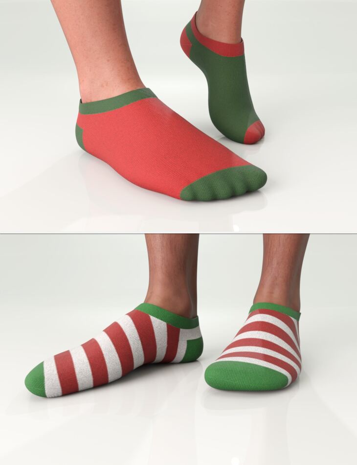 NG Ankle Socks for Genesis 9_DAZ3D下载站