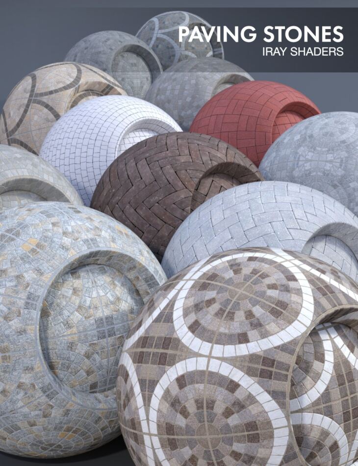 Paving Stones Shaders for Iray_DAZ3DDL