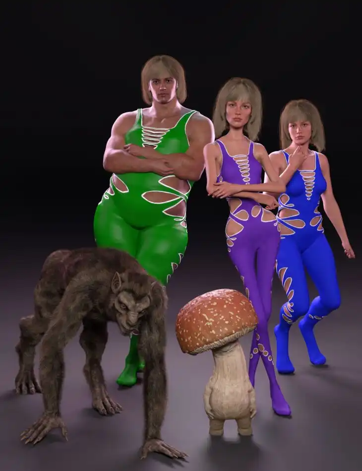 Phenotypes – Monsters for Genesis 9_DAZ3DDL