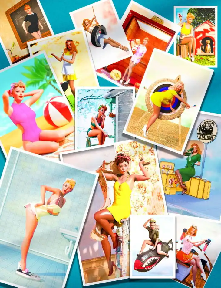 Pin Up Boxes_DAZ3D下载站