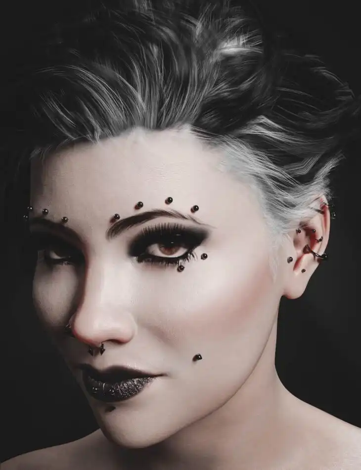 Poison Piercings for Genesis 9_DAZ3DDL