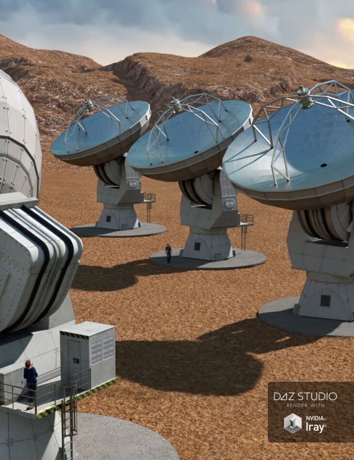 Radio Astronomy Telescope_DAZ3D下载站