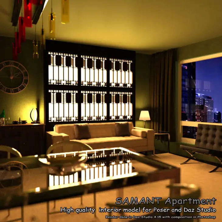 SAMANT Apartment_DAZ3D下载站