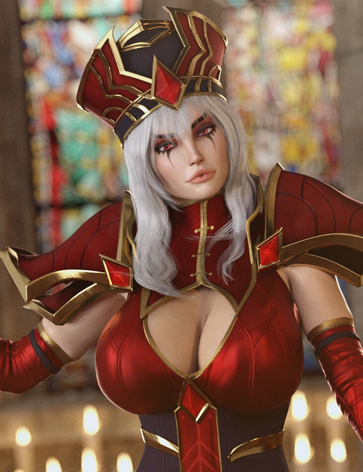 Scarlet Inquisitor for Genesis 8 Female_DAZ3D下载站