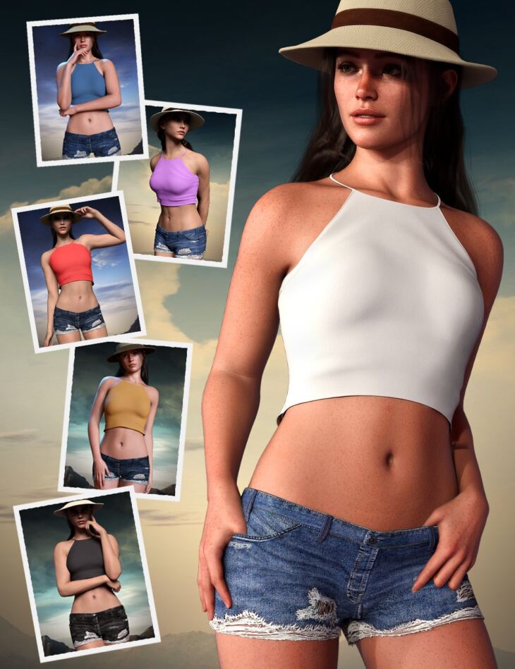 The Denim Attraction Outfit Set for Genesis 9_DAZ3DDL