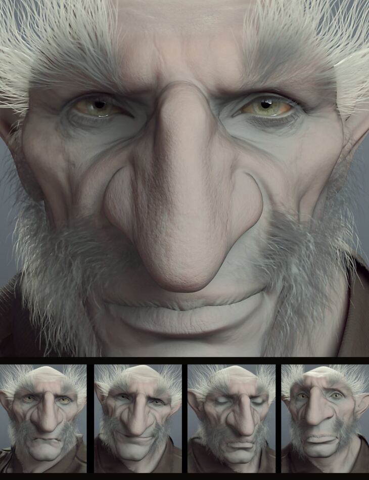 The Expression Collection for Gren the Troll 9_DAZ3DDL