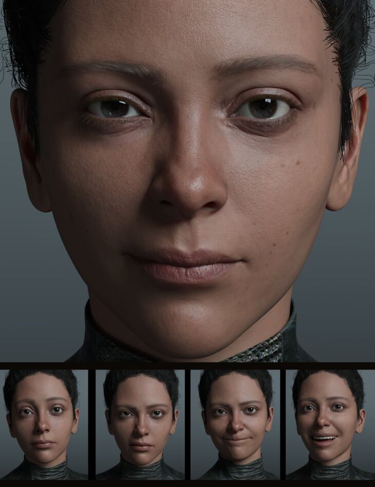 The Expression Collection for Karmen 9_DAZ3D下载站