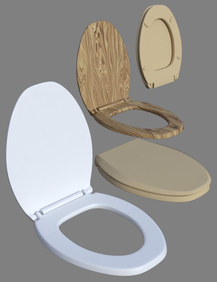 Toilet Seat Prop_DAZ3D下载站