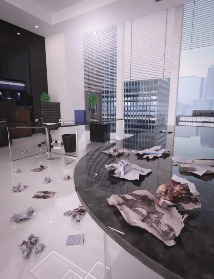 Tossed Office Documents_DAZ3DDL