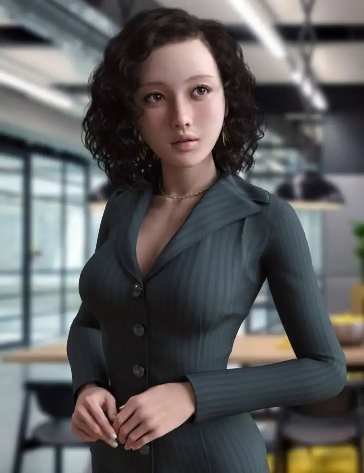 Vo Zoe HD for Genesis 9_DAZ3D下载站