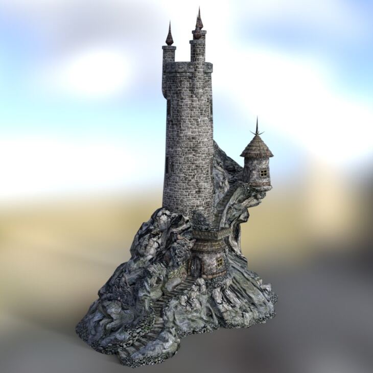Wizard’s Tower for DAZ Studio_DAZ3D下载站