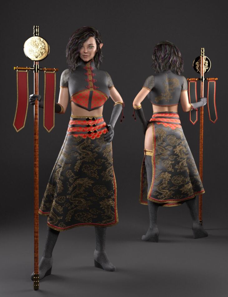 dForce Delicata Mage Outfit for Genesis 8 and 8.1 Females_DAZ3DDL