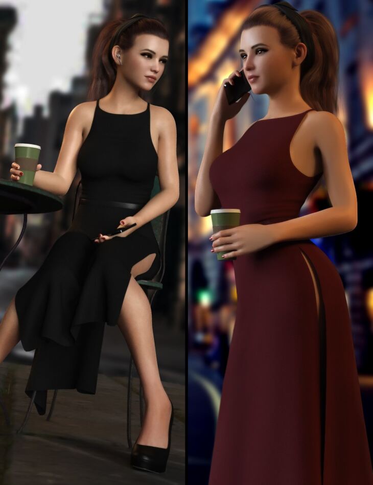 dForce Rush Hour Outfit for Genesis 8 and 8.1 Females_DAZ3DDL