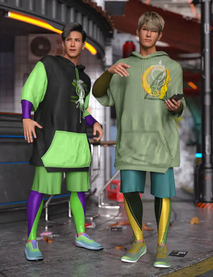 dForce Urban Society Texture Add-On_DAZ3DDL