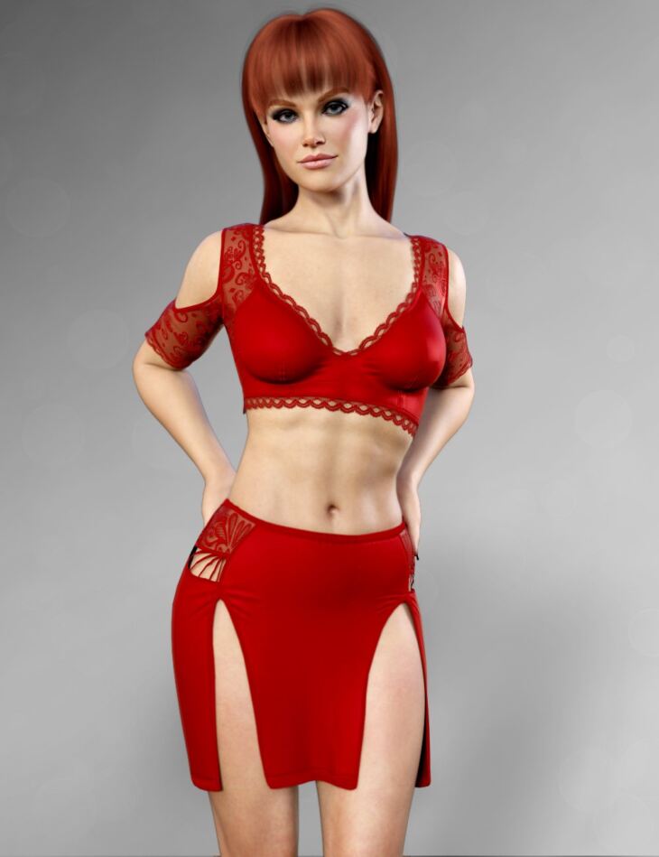 dForce XF Side Opening Outfit for Genesis 9_DAZ3DDL