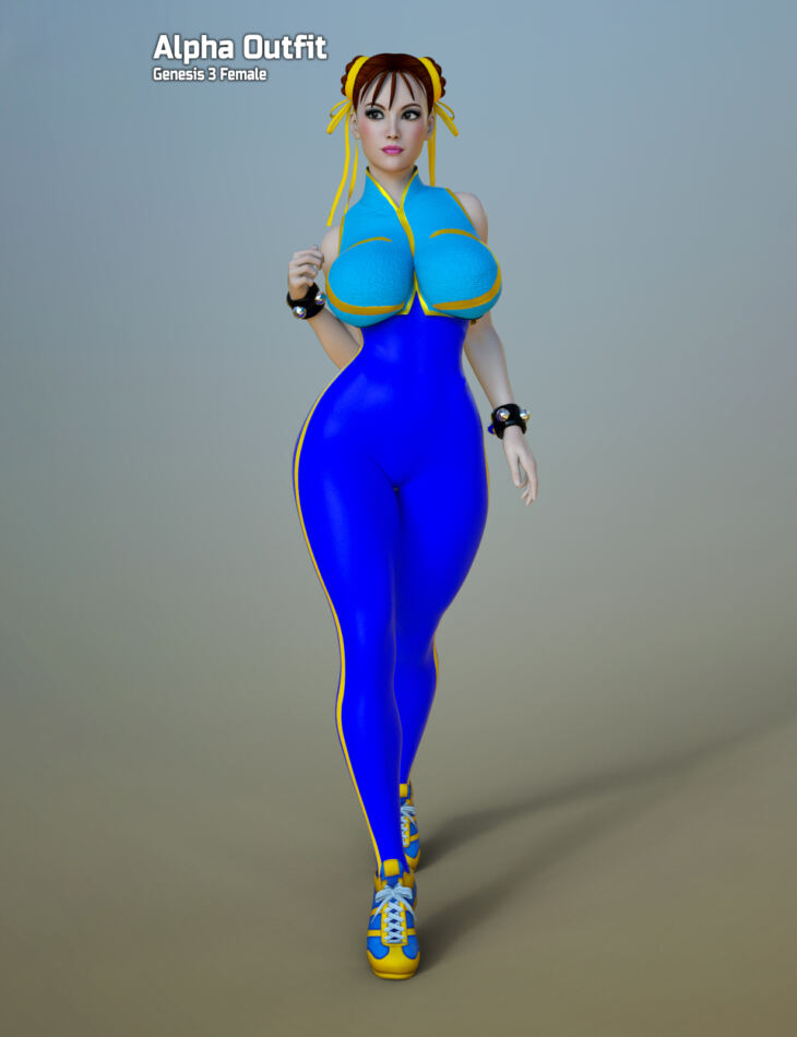 Alpha Outfit For G3F_DAZ3D下载站
