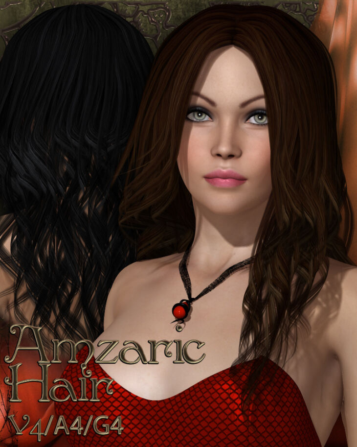 Amzaric Hair V4-A4-G4_DAZ3D下载站