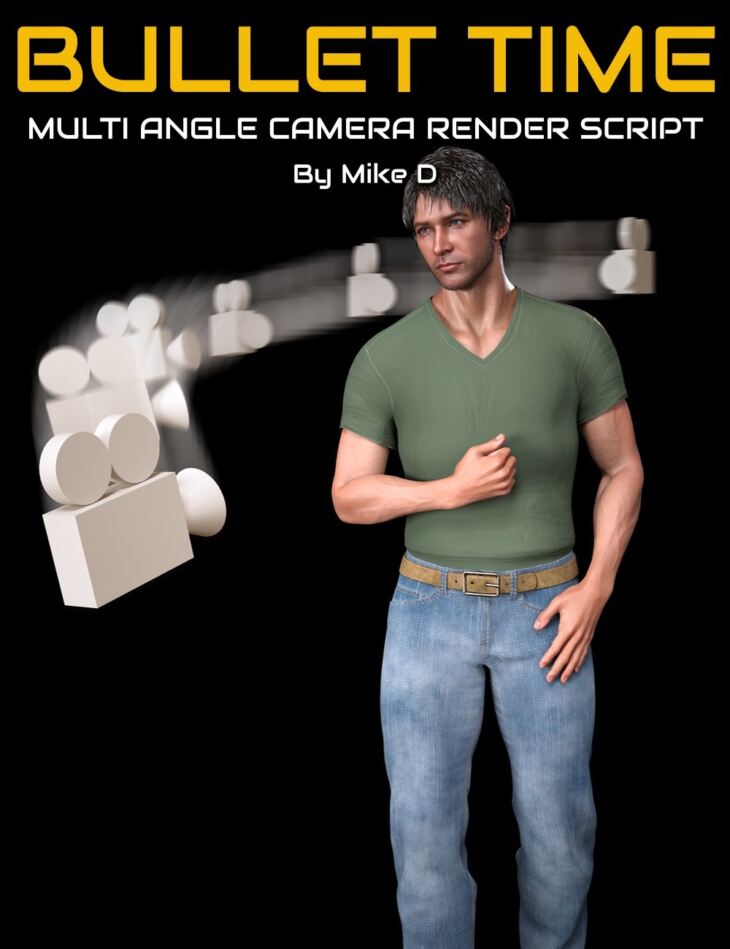 Bullet Time : Multi Angle Camera Render Script and Tutorial Set_DAZ3DDL