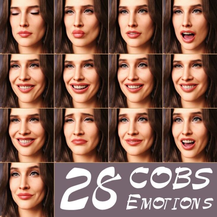 COBS Emotions for G9_DAZ3DDL