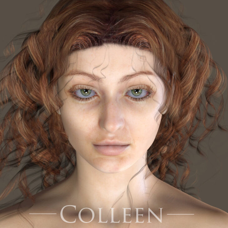 Colleen for V4 and Genesis_DAZ3D下载站