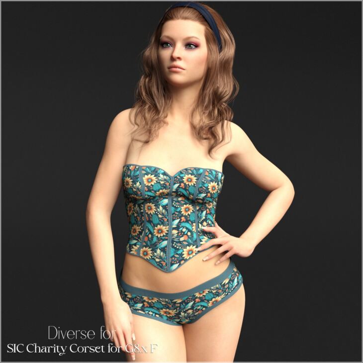 Diverse for SIC Charity Corset for G8.x F_DAZ3D下载站
