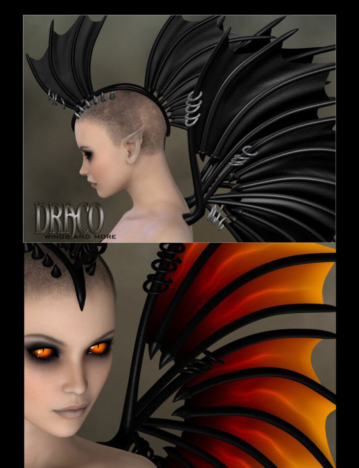 Draco – Wings and more_DAZ3DDL