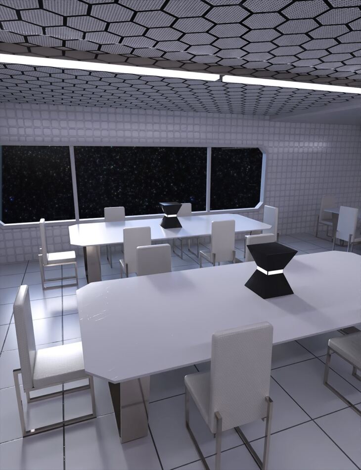 FH Sci-Fi Dining Room_DAZ3D下载站