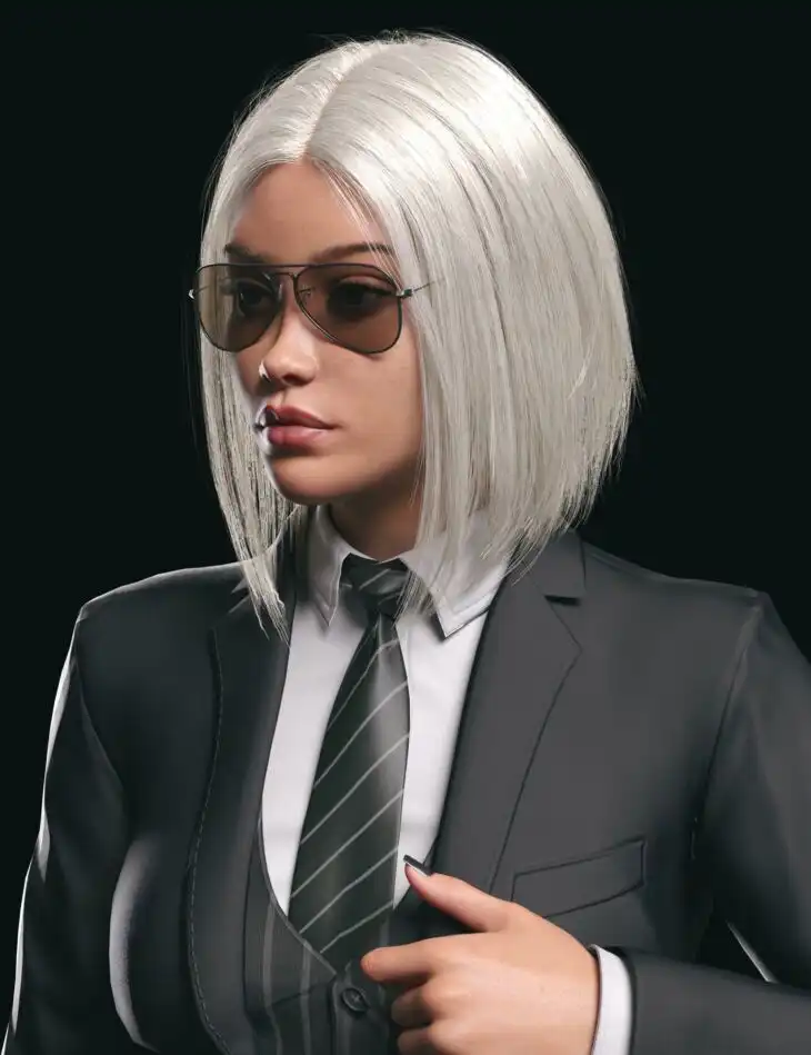 HS Smooth Bob Hair For Genesis 9, 8, and 8.1 Females_DAZ3DDL