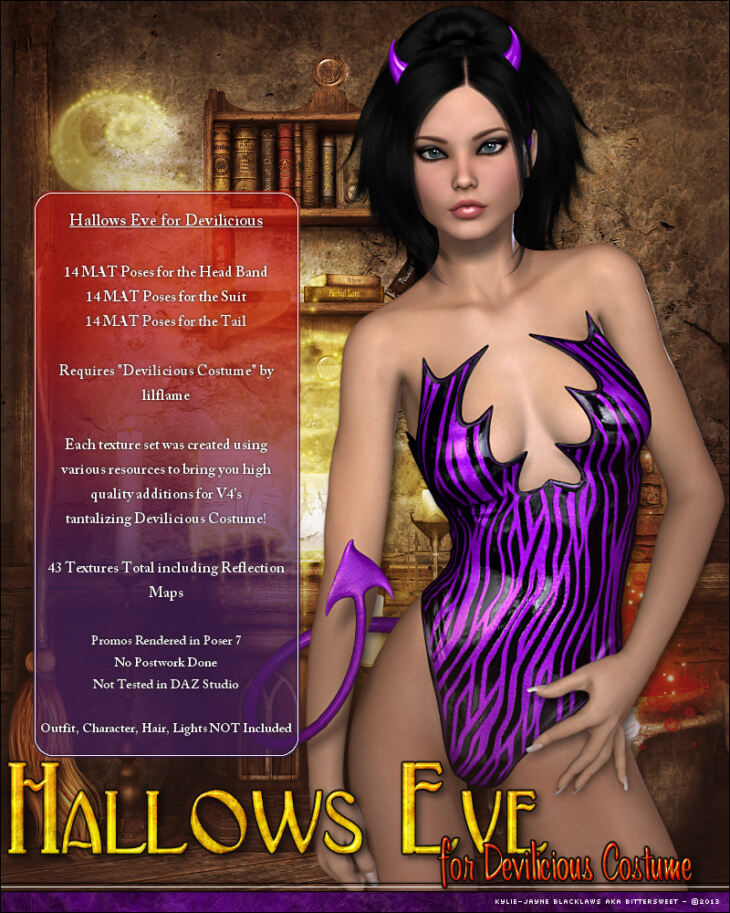 Hallows Eve: Devilicious Costume_DAZ3DDL