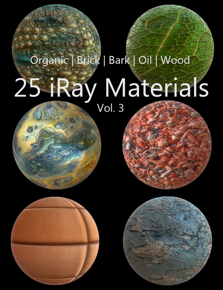 Iray Materials Collection Vol 3_DAZ3D下载站