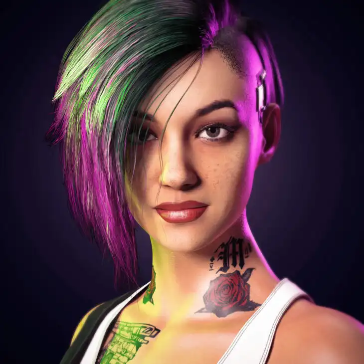 Judy Alvarez for Genesis 8 and 8.1 Female_DAZ3D下载站