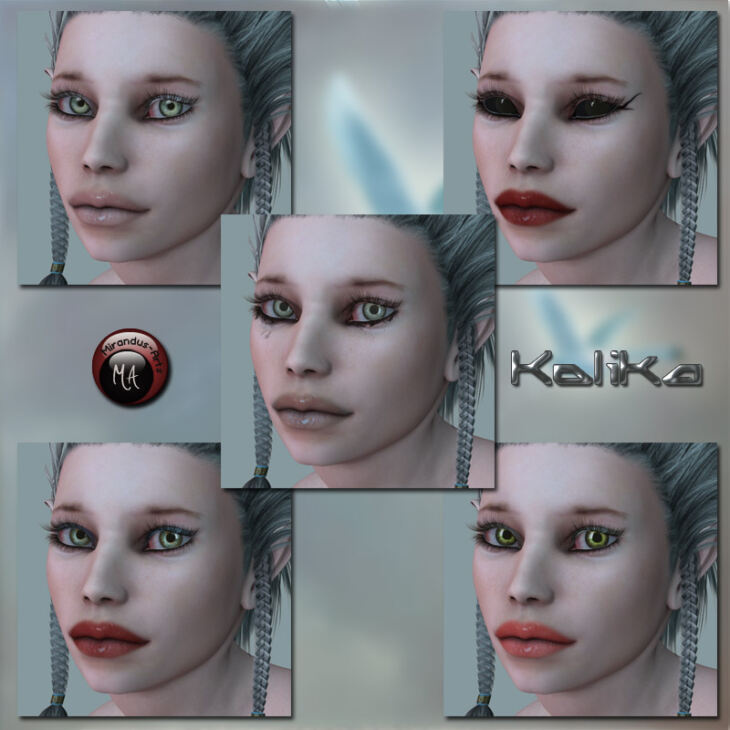 Kolika – Character and outfit for V4_DAZ3DDL