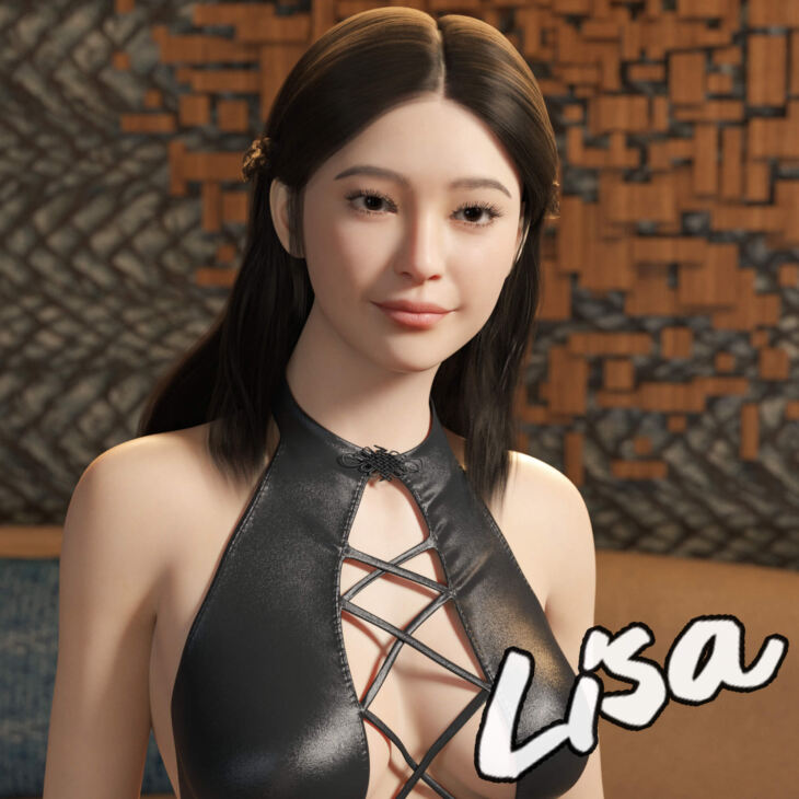 Lisa Character Morph for Genesis 8 Female_DAZ3D下载站