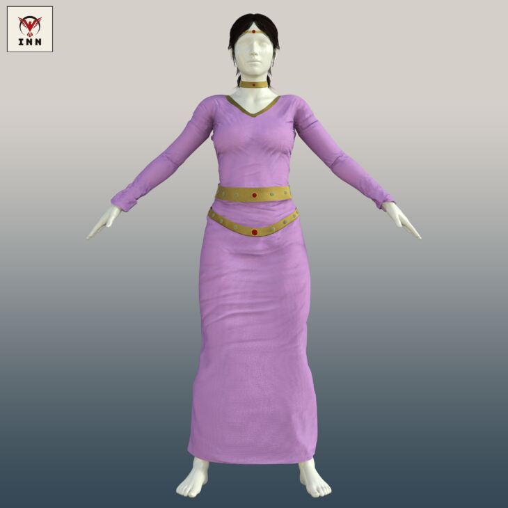 Lyrelle Outfit For Genesis 8 Female_DAZ3D下载站