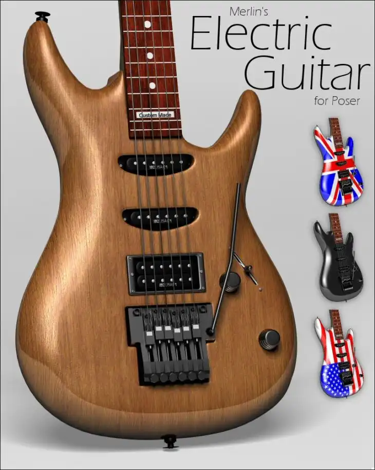 Merlin’s Electric Guitar_DAZ3DDL