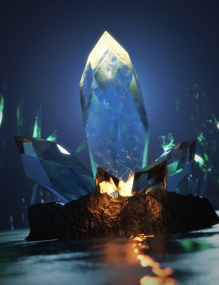 Mysterious Ice Crystals_DAZ3D下载站