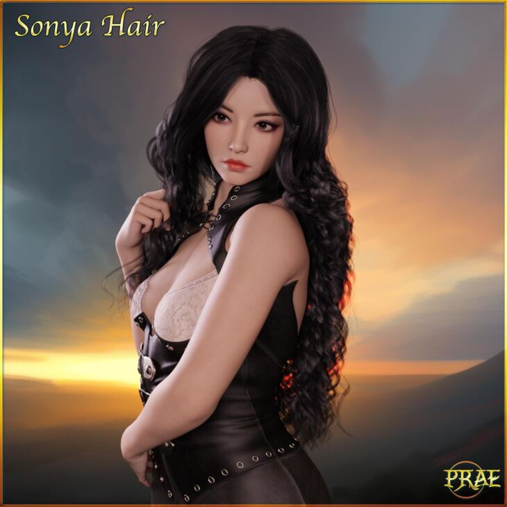 Prae-Sonya Hair G8/G9 Daz_DAZ3D下载站