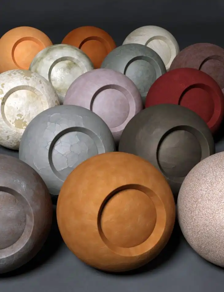 SFD Iray Stoneware Shader Presets_DAZ3D下载站