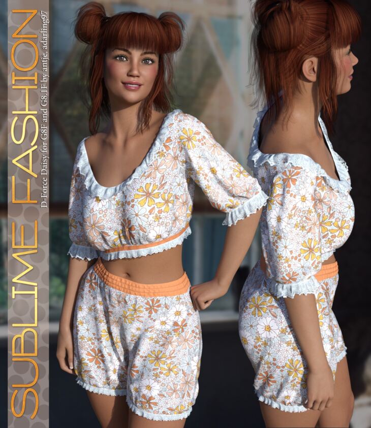 Sublime Fashion for D-Force Daisy G8F and G8.1F_DAZ3DDL