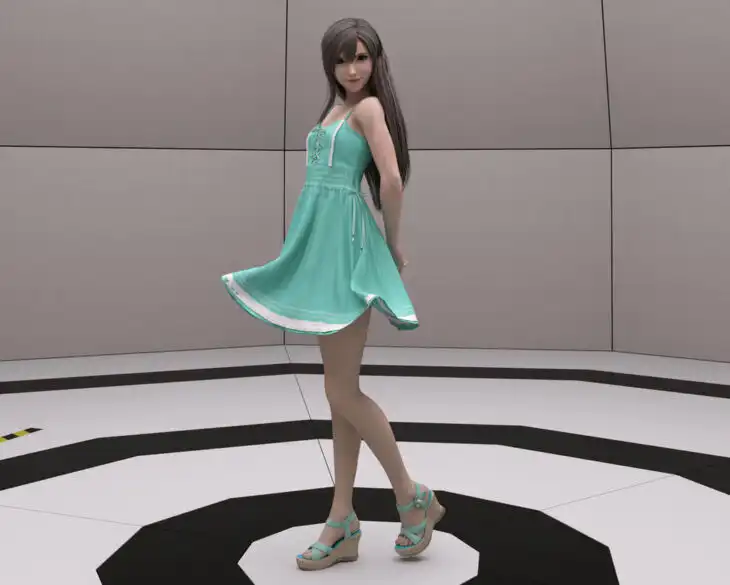 Tifa Lockhart Teen For G9_DAZ3DDL