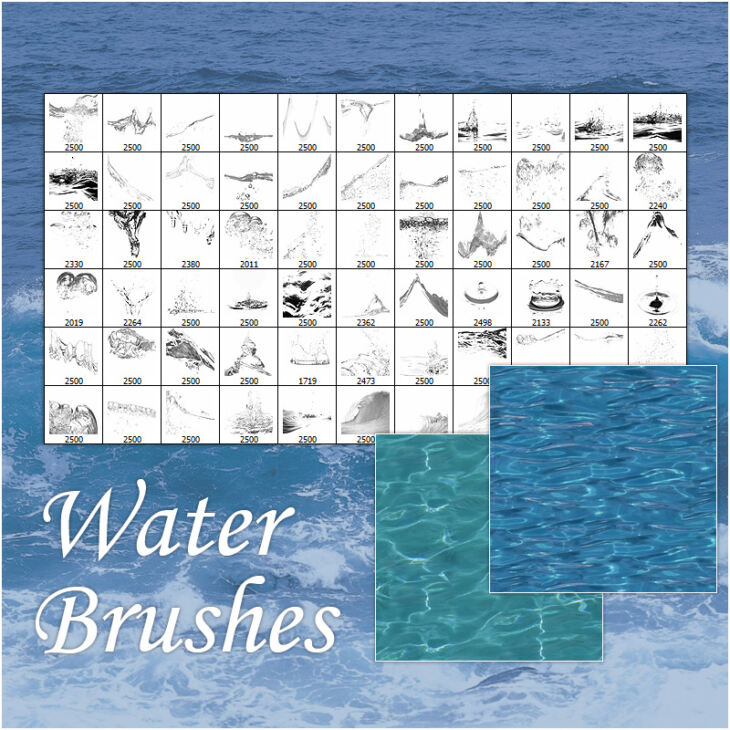 Water Brushes_DAZ3D下载站