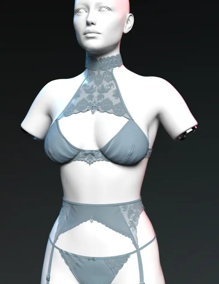 X-Fashion Sweet Memories Lingerie for Genesis 9_DAZ3DDL